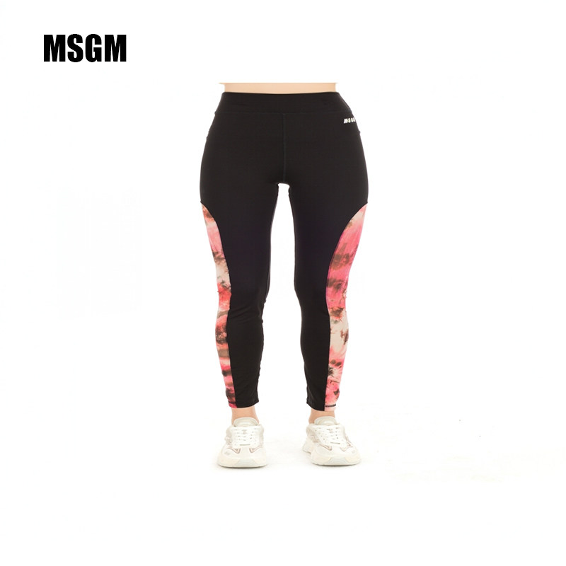 MSGM女士时尚休闲百搭贴身运动裤