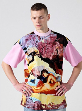 全新未使用MSGM时尚套头短袖T恤