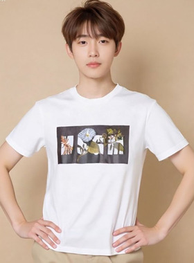 全新未使用MSGM圆领短袖T恤