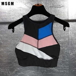 MSGM跑步连体衣高弹力体育比赛马拉松运动透气速干田径紧身训练服