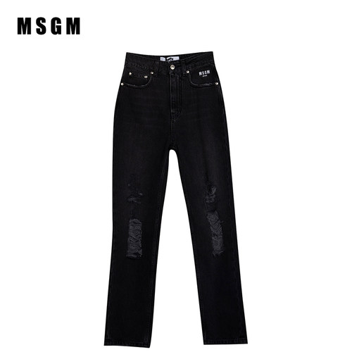 设计师品牌破洞时尚新款牛仔裤