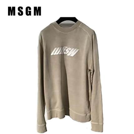 MSGM圆领套头透气百搭长袖卫衣