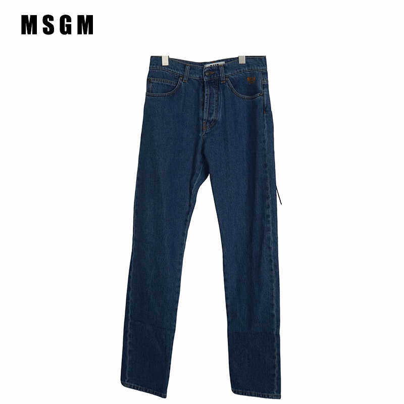 牛仔潮牌时尚水洗意大利长裤MSGM
