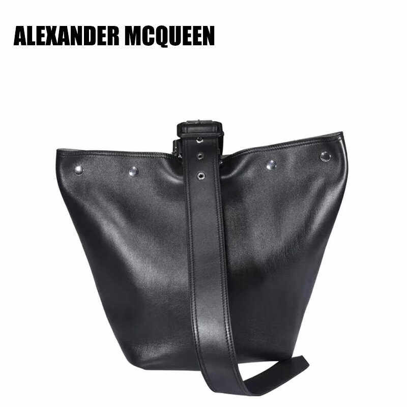 ALEXANDER MCQUEEN柳钉小牛皮单肩包,箱包皮具/热销女包/男包,水桶包,淘宝优惠券,粉丝福利购,淘宝优惠卷