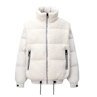 OTB冬季男女同款气质百搭立领鸭绒羽绒服