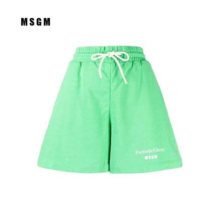 孤品特价MSGM休闲舒适女式运动短裤