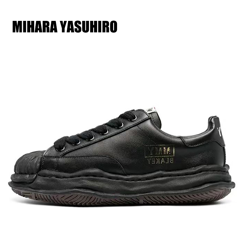 MIHARA男式低帮休闲板鞋