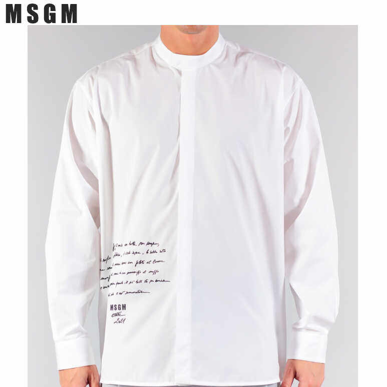 高端MSGM顺滑冰感个性潮流衬衫