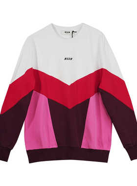 全新未使用MSGM套头卫衣圆领春新款运动休闲上衣