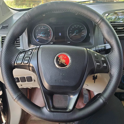 东风景逸X3/X5/XV/SUV/S50方向盘套真皮风行S500把套手缝专用全包