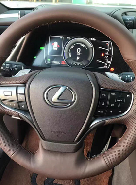 雷克萨斯ES200 RX300 NX350h NX260方向盘套真皮手缝把套专用全包