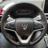 21款 宝骏510 360 适用于17 310w方向盘套真皮把套手缝专用全包款
