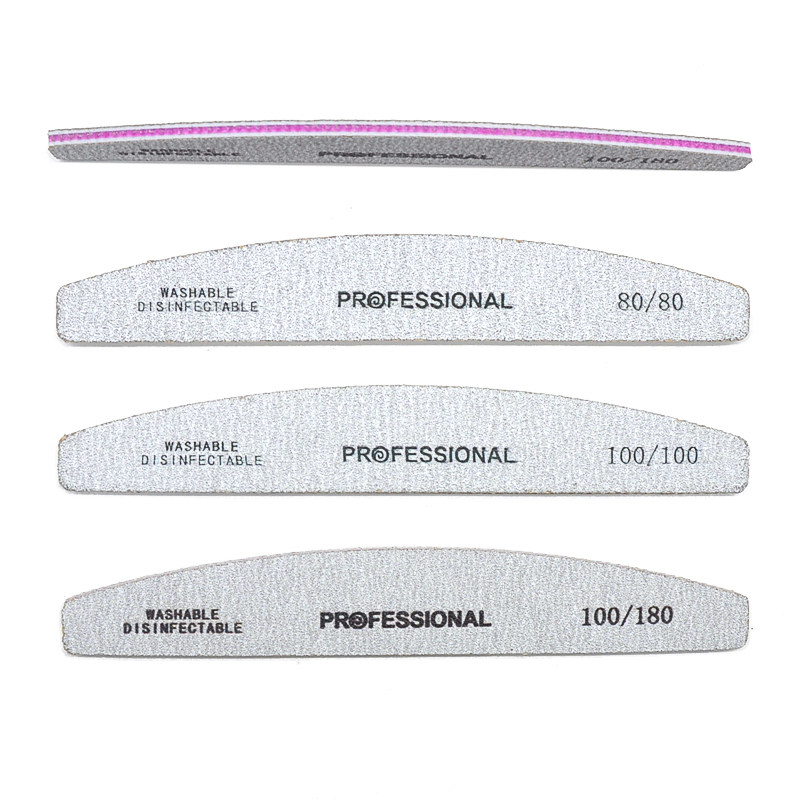 极速Professional Nail File Sandpaper Strong Thick Buffer For