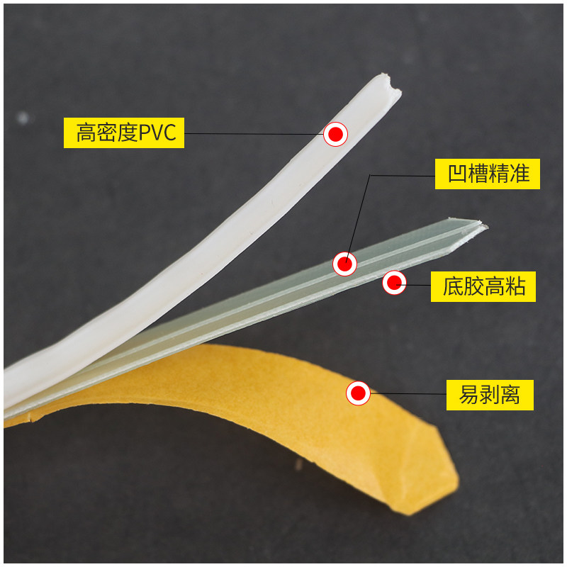 好货宝预透明纤维压痕条压痕线压痕条速装压痕模切线啤暗线条反压