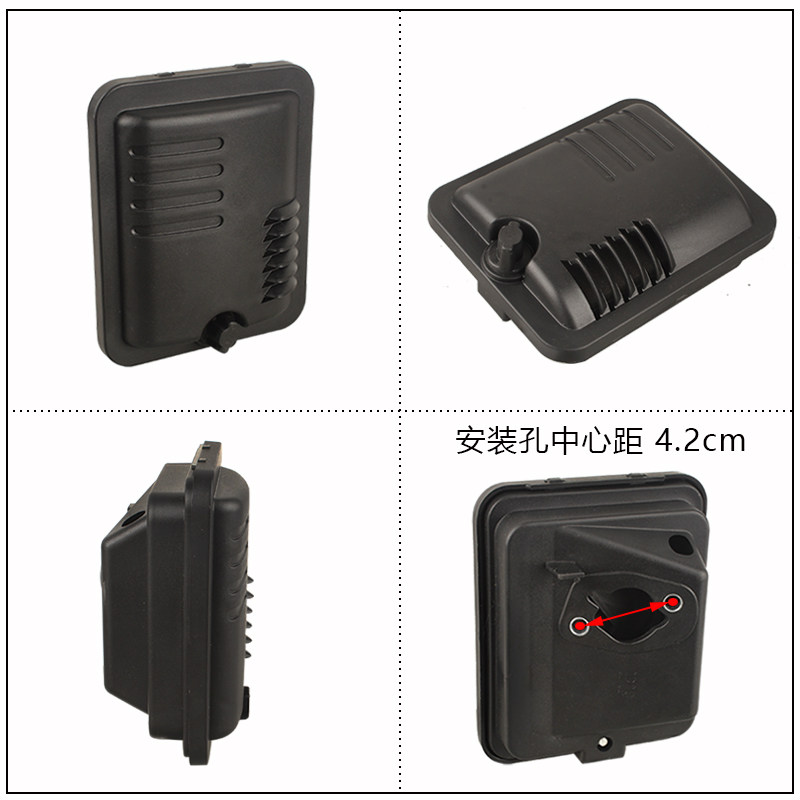 好货汽油增程器发电机电动三轮车配件3/4Kw168F170F空气滤清器空