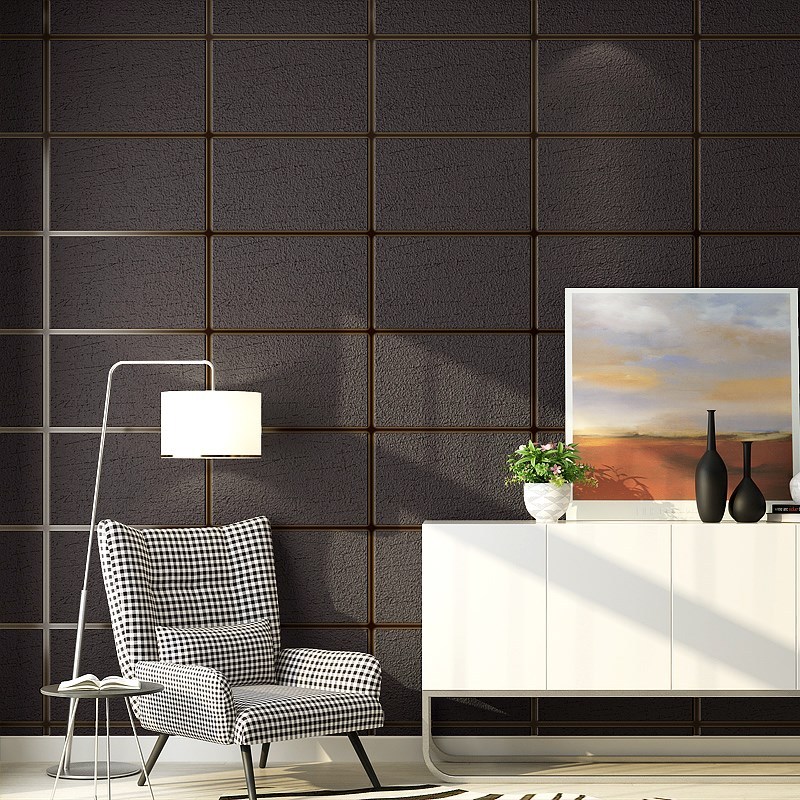 Modern Geometric Pattern Marble Lattice 3D Stereoscopic Non-