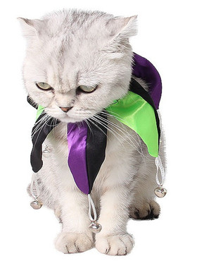 New Adjustable Soft Pet Halloween Clown Collars Cat dog Coll