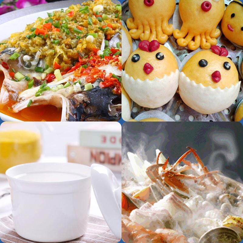 工地不锈钢电蒸锅特大号蒸笼家用多功能超大容量多层商用定时保温