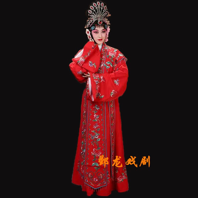 好货2021年秋季戏剧京剧豫剧云肩飘带大古装小旦花旦青衣小姐服装