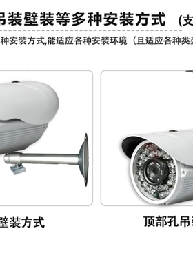 老款模拟高清红外夜视防水探头老式监控摄像头CVBS信号PAL /NTSC