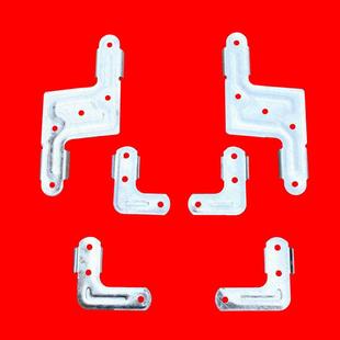 加厚晾衣架配件x形低街档货架S连接件固定配件可折叠双杆l25方管