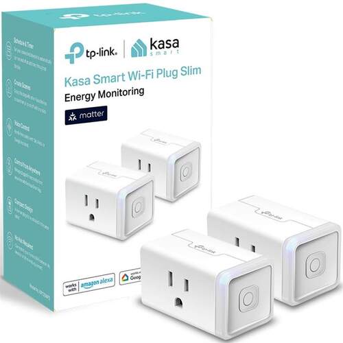 TP-Link Wi-Fi智能插头 Kasa KP125M 电量监控远程控制Matter支持