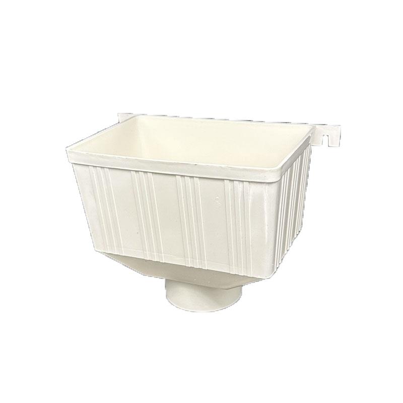 方型雨水斗PVC排水管下水管接头管件配件筛网 75/110/160/200mm