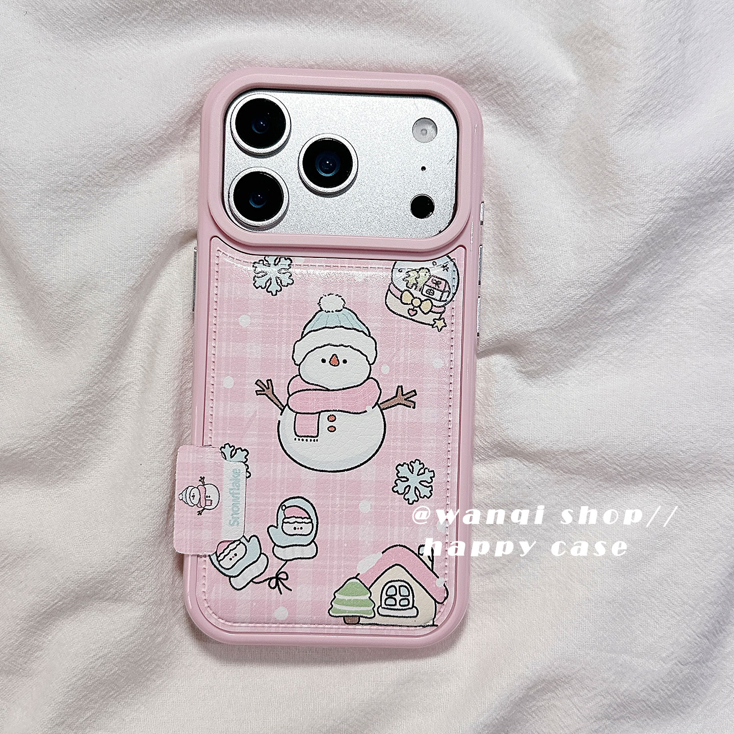 适用于iPhone贴皮可爱手机壳