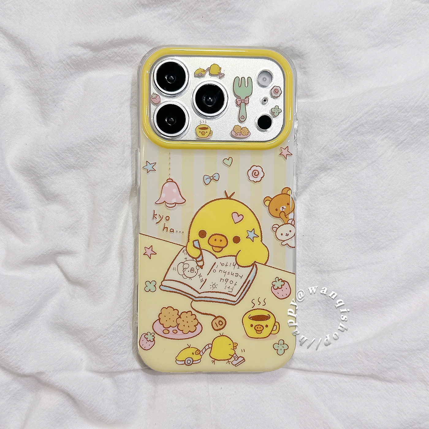 ins日韩可爱小鸡卡通适用苹果17手机壳iphone16promax高级感17pro硅胶15保护套14新款独特防摔全包边女软外壳
