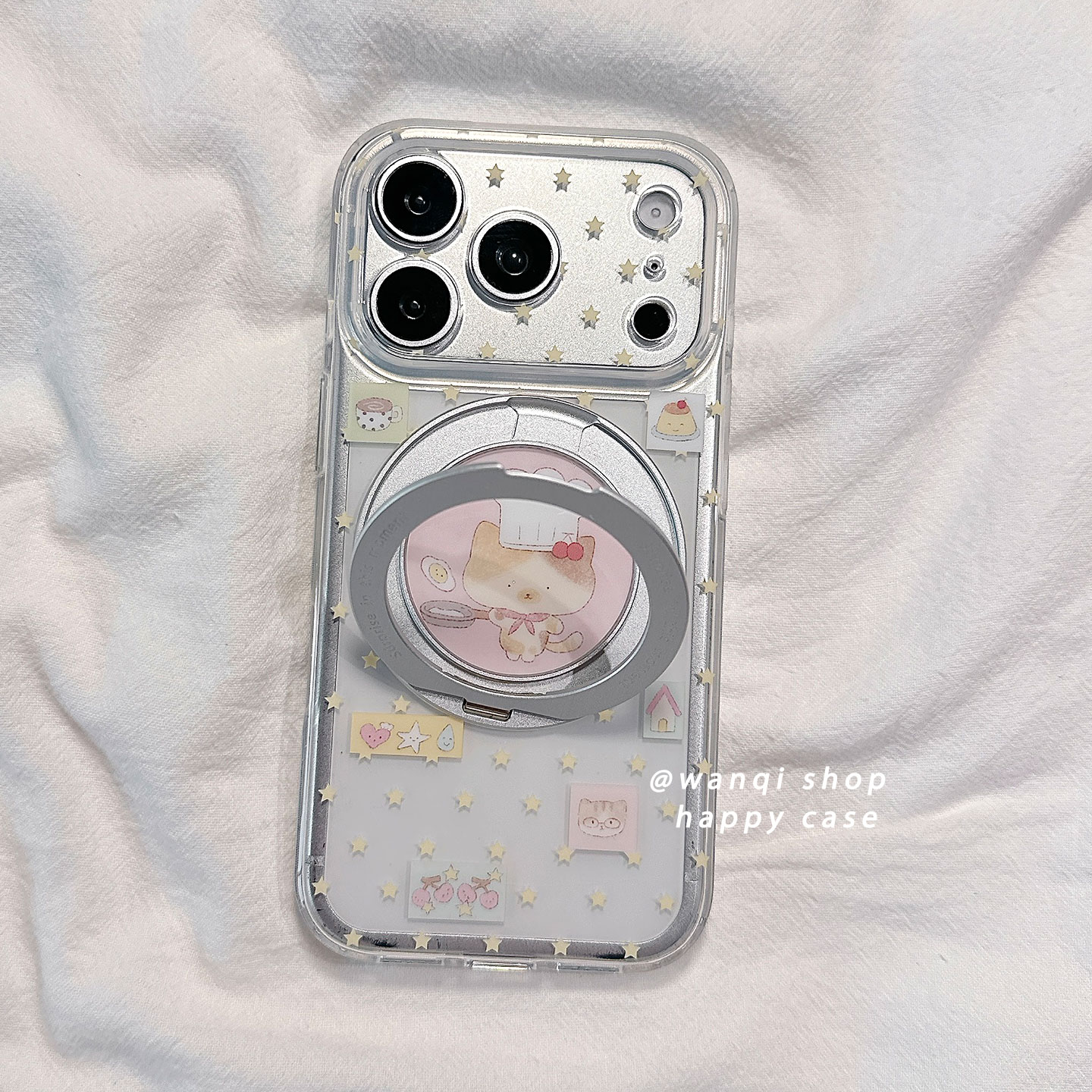 适用于iPhone小众可爱猫咪手机壳图片