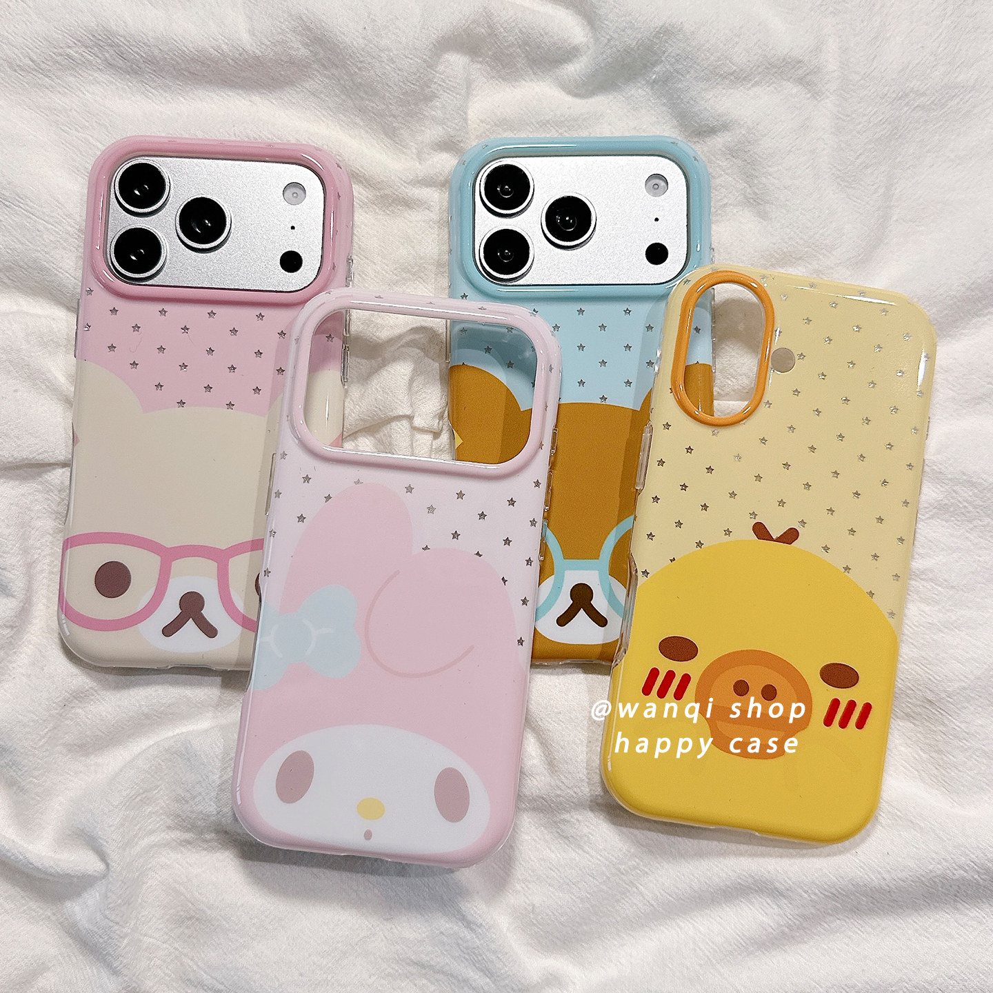 ins日韩风可爱卡通适用苹果17手机壳iphone16promax高级感17pro保护壳硅胶15新款防摔全包边超好看女款软壳外