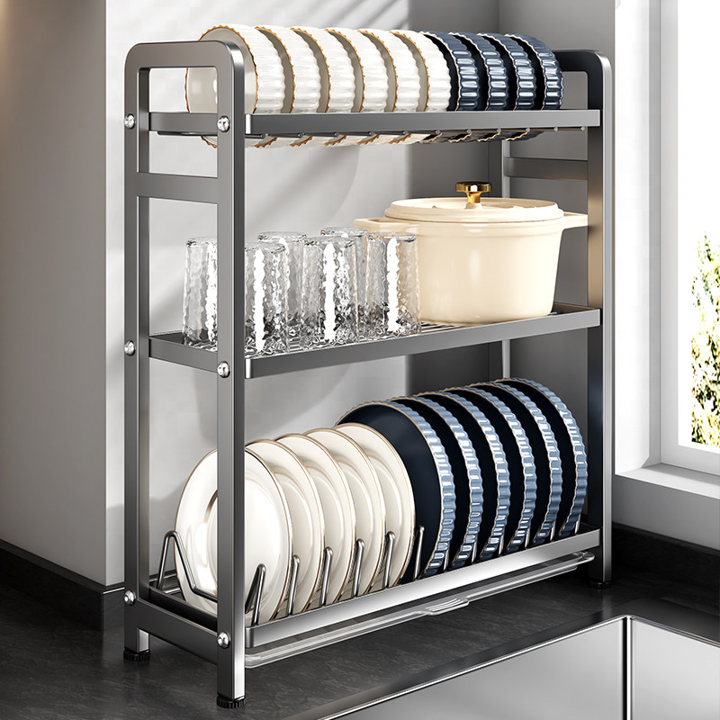 厨房不锈钢新款窄款碗架置物架碗盘收纳架多功能放碗碟筷子沥水架,厨房/烹饪用具,碗架,淘宝优惠券,粉丝福利购,淘宝优惠卷