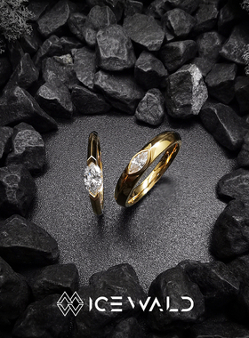 Classic 对戒｜ICEWALD真冶 马眼钻20分50分18K金时尚气场款对戒