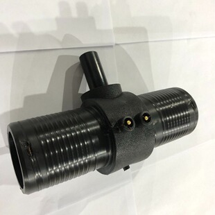 钢丝网骨架塑料复合管PE电熔异径三通管件电熔內承插电熔管件