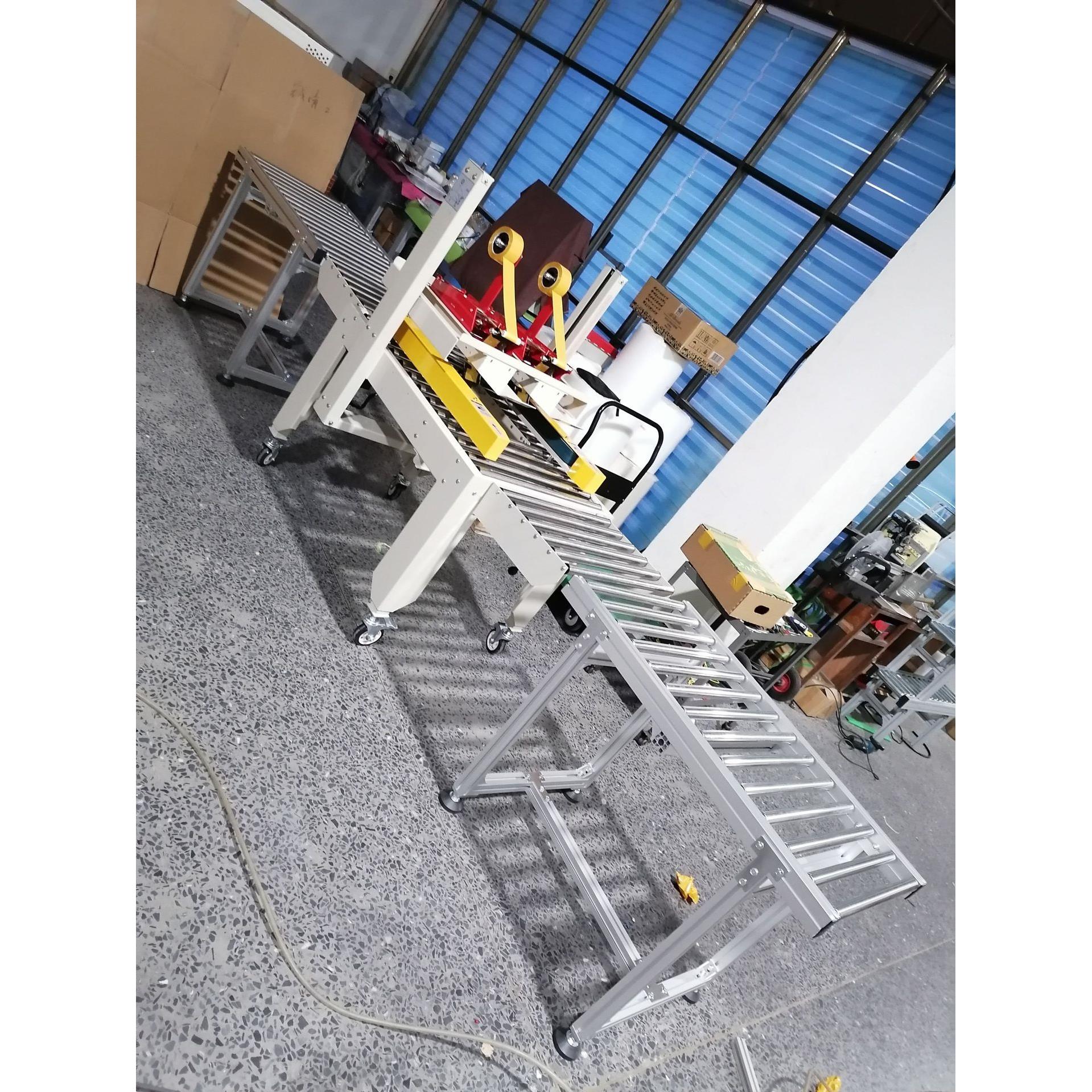 蓝凯定做款双机芯封箱机纸箱胶带自动封口打包机水果纸箱封箱机