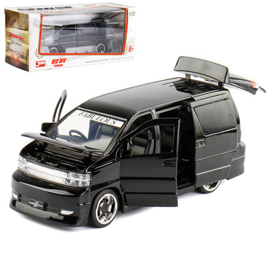 JK1/32君爵FABULOUS改装MPV厢型车5开门声光合金车