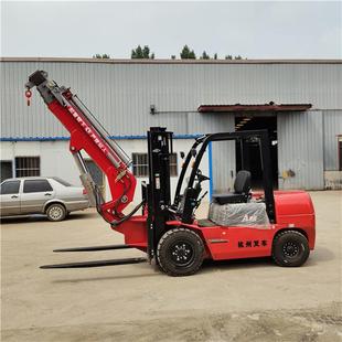 堆高机吊车All多功能液压堆高机吊臂小型随车吊可伸缩折叠飞臂吊
