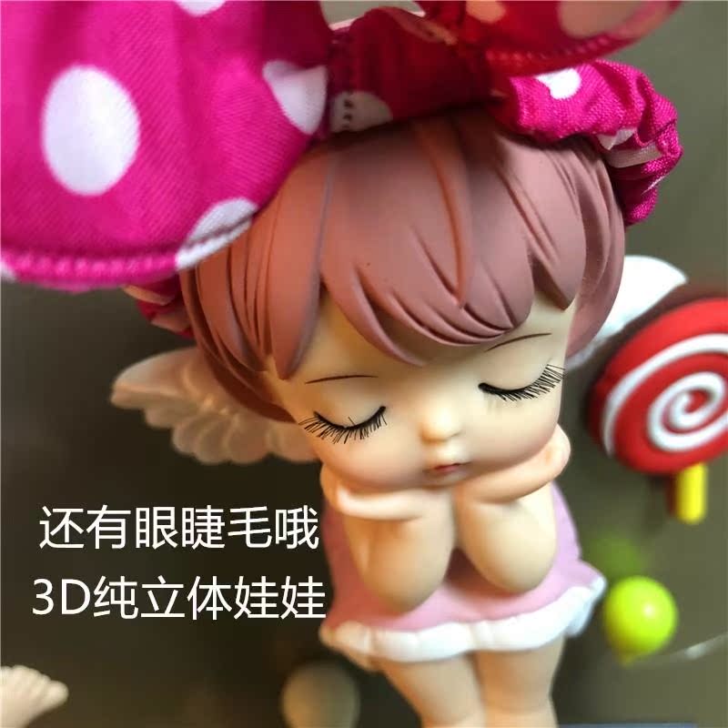 极速INS治愈系宝贝安妮可爱立体3D磁铁天使少女心装饰娃娃冰箱贴