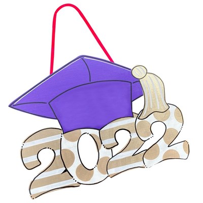 Graduation Wooden Sign Decoration 2022 Hangings Wood