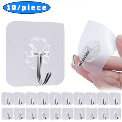 Transparent Hooks for Bathroom Self Adhesive Door Wall Hook