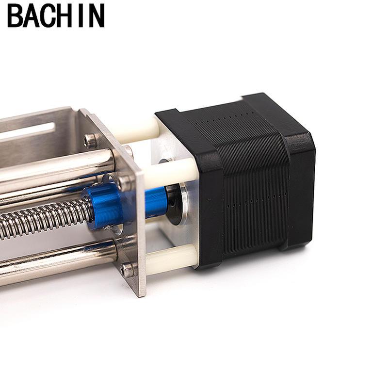 电子丝杆直线模组带步进电机电动数控精密线性导轨丝杠滑台