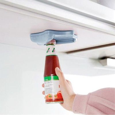 Jar Opener Under Cabinet Rotating Bottle Cap Opener