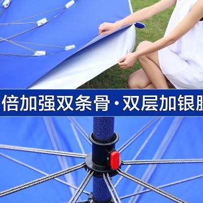 太阳伞遮阳伞晴雨伞大号户外沙滩伞摆摊伞广告伞印刷定制折叠圆伞