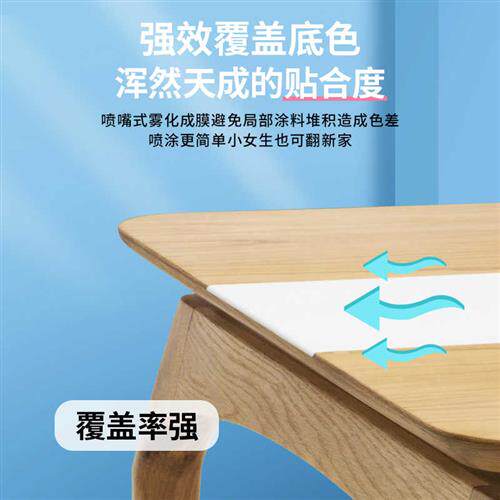 喷漆罐家俱木器漆旧家俱翻新改色油漆家用木门木漆自刷白色胡桃色