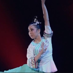 古典舞演出服似是故人归同款表演服渐变色女子独舞艺考服成人定制