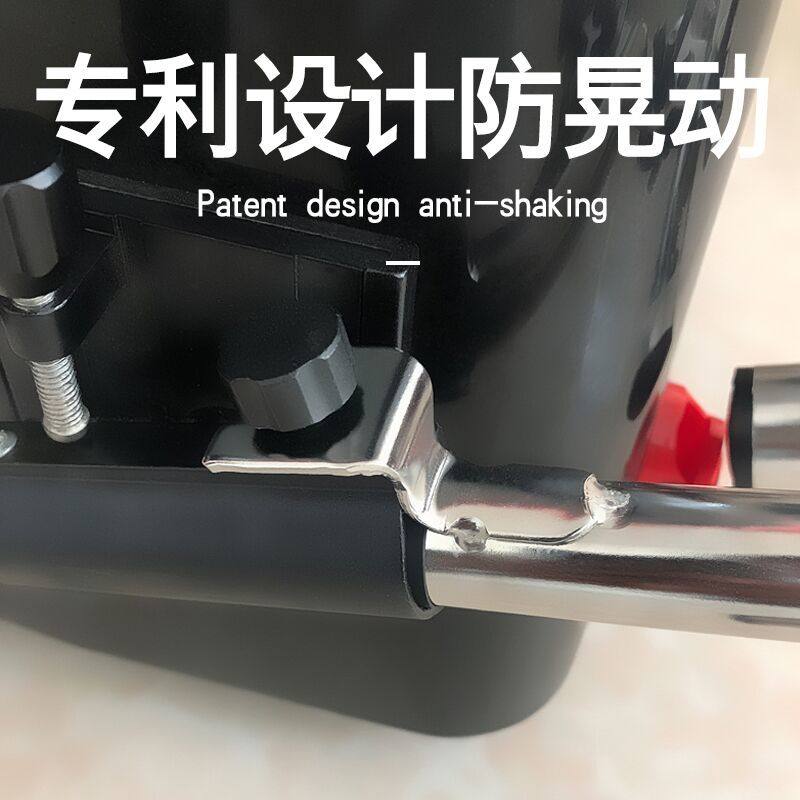 极速不锈钢钓鱼箱钓椅用双炮台座双头万向多功能钓鱼竿支架坐渔具