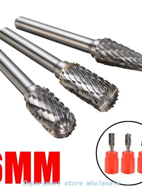 1Pcs Rotary Cutter File Tungsten Carbide Burr 6mm Shank Rota