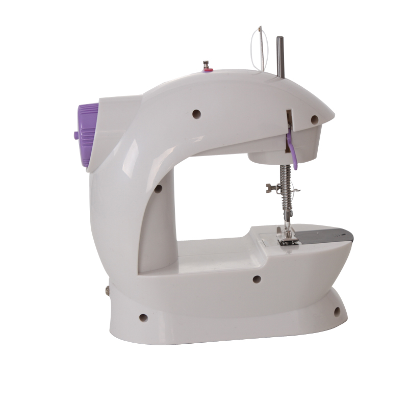 202台式电动缝纫机家用迷你微型多功能手动小型吃厚缝纫机脚踏
