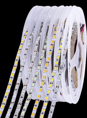 LED灯带12V低压2835贴片自粘120灯超亮超窄N版4mm宽装饰线条软灯