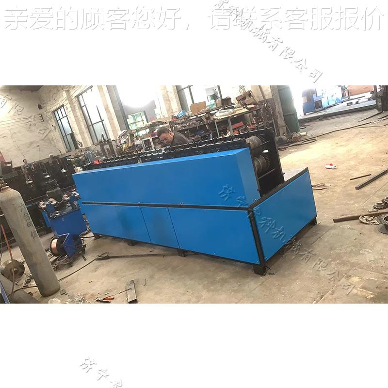建设筑圆管变方管备 旧脚手架管压管 qk-scf-3废旧钢机管辊压成方